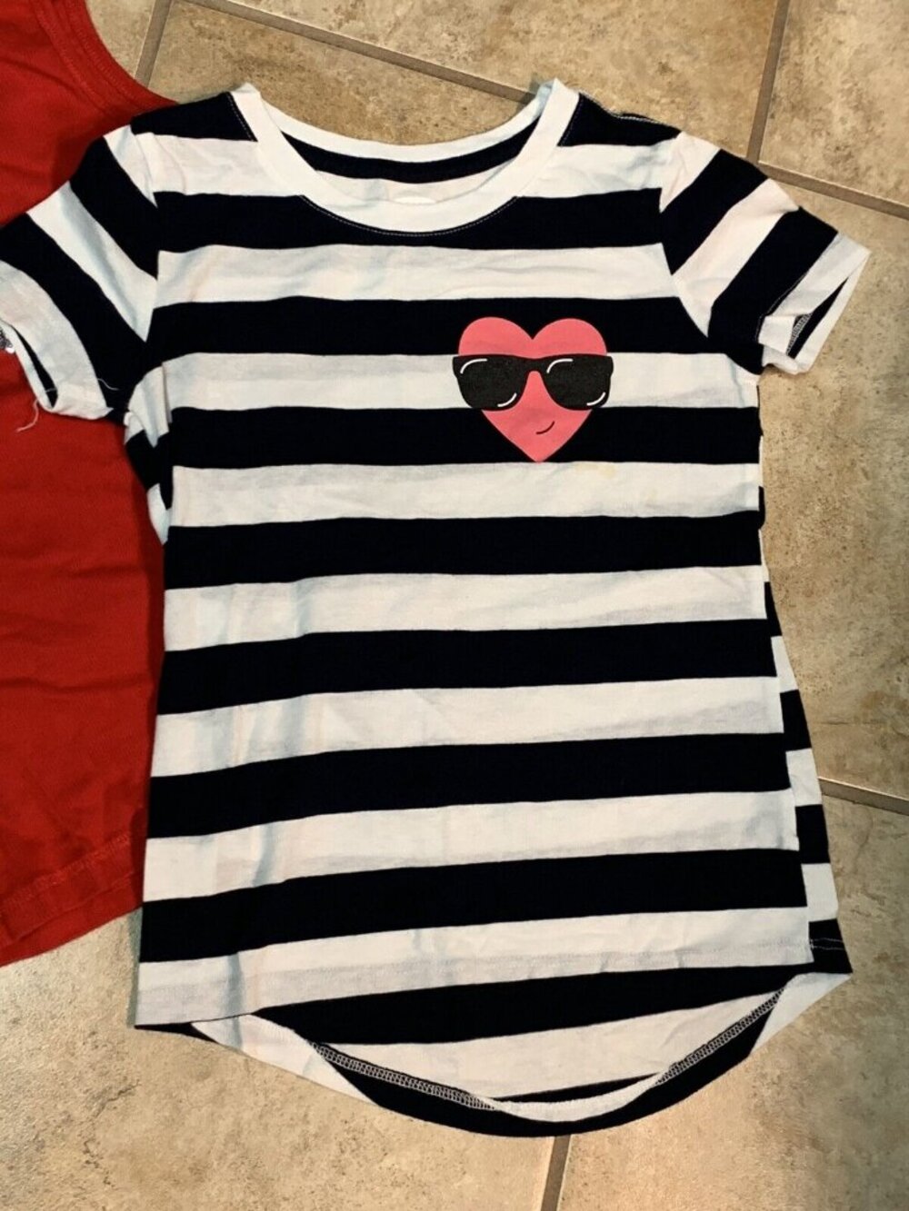 Red, White, Blue Girls Size 6/8 Shirts July 4th Girls Shirts Summer U10-20 - Picture 4 of 8